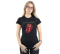 Rolling Stones Plastered Tongue T-Shirt, Noir, 38 Femme