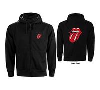 Rolling Stones - the - Felpa # S Unisex Black # Classic Tongue