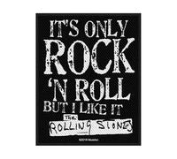 Rolling Stones The Patch Its Only Rock N Roll Officiel 10Cm X 8Cm Woven Sew On Size Accessory Size