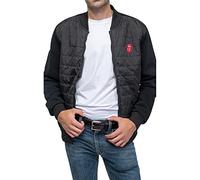 Rolling Stones The Quilted Veste Classic Tongue Band Logo Officiel Noir Unisex Size M