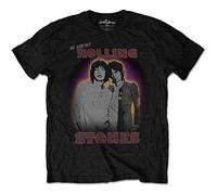 Rolling Stones - the - T-Shirt # M Black Unisex # Mick & Keith [Import]