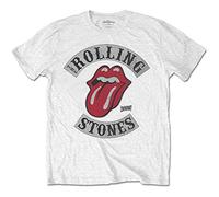Rolling Stones the - T-Shirt # M Unisex White # Distressed Tour 78 [Import]