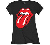 Rolling Stones - the - T-Shirt # XXL Ladies Black # Classic Tongue [Import]