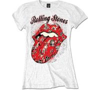 Rolling Stones the - T-Shirt # XXL Ladies White # Tattoo Flash [Import]