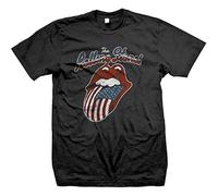 Rolling Stones The Tour of America '78 T-Shirt, Noir, L Homme