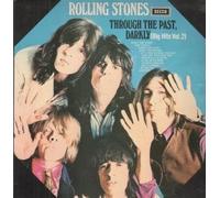 ROLLING STONES - THROUGH THE PAST DARKLY BIG HITS VOL 2 LP UK DECCA 1969 12 TRACK BOXED BLUE LABEL DESIGN STEREO PRESSING MATRIX 1W/2W BUT HAS LIGHT STICKER MARK ON FRONT OF SLEEVE (SKL5019)
