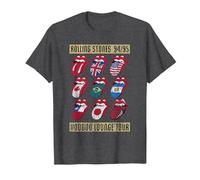 Rolling Stones Voodoo Lounge Charbon T-Shirt, Homme, Chiné Foncé, 5XL