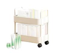 Rolling Storage Cart Multi-Wier Stolving Unit - Organisateur Mobile Avec Roues, Conception Détachable Pour Les Espaces Étroits | Rack Portable Durable Pour La Cuisine De Bureau À Domicile, Chariot D'u