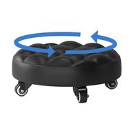 Rolling une chaise de sol bas - Type de selles ergonomique qui travaille, atelier de tabourets robustes de rôle | Chaise de garage, chaise polyvalente pour maison et nettoyage, chaise courte réglable