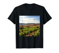 Rolling Vineyard Hills Paysage Paysage Nature Oeuvre d'art T-Shirt