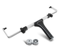 ROLLINGDOG Grand cadre de rouleau de peinture amélioré de 45,7 cm - Réglable de 30,5 cm à 45,7 cm pour une grande surface de plafond, peinture murale en époxy, fixé à un poteau d'extension filetée