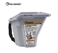 ROLLINGDOG Kit de peinture avec mini-rouleau et gobelet pour pinceau, 100 mm, pour petits espaces, plinthes, bordures, détails, meubles, portes, placards, amélioration de la maison DIY, outil pour pei