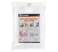 Rollingdog Lot de 3 chiffons de protection en plastique transparent 3,66 m x 2,74 m