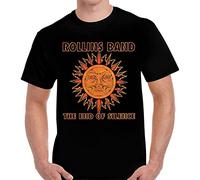 Rollins Band The End of Silence Black T-Shirt Men Shirt Rock Band Tee Black L