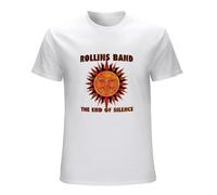 Rollins Band The End of Silence Men T Shirt Men Shirts T Shirts Fashion Casual Tee Tops Short Sleeve T-Shirt White3XL