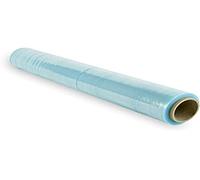 Rollo Film Elástico de Plástico Estirable Transparente 70% Reciclado de 50 cm Extensible Hasta 300 Metros de Largo Protector de Embalaje Industrial Resistente para Embalar y Paletizar (1 Rollo)