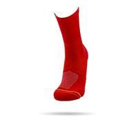 ROLLO SOCKS Team 5.0 Chaussettes de course avec compression ciblée, course à pied, soutien de la cheville, bandage de cheville, chaussettes de sport, adaptées à tous les sports, 1 paire - All Red,