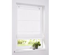 Rollos & More Store Bateau Metis Oeillets 100% Lin - Blanc/Naturelle - 45/60/80/100 * 140cm (Environ. 80 * 210 cm, crême)