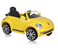 Rollplay Voiture Électrique avec Fonction Marche Arrière, À partir de 3 Ans, Jusqu'à 35 kg, Batterie 6 Volts, Jusqu'à 4 km/h, VW Coccinelle, Jaune