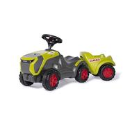 Rolly RollyMinitrac Claas Xerion 12 650 avec remorque rollyMinitrac (taille du véhicule : 610 x 300 x 410 mm, taille de la remorque : 340 x 300 x 250 mm, plastique, trotinette pour bébé, véhicule pour
