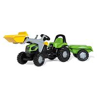 Rolly Toys - 02 319 6 - Tracteur À Pédales - Rollykid Deutz-fahr + Remorque + Pelle Avant