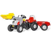 Rolly Toys - 02 393 6 - Tracteur À Pédales - Rollykid Steyr 6190 CVT + Remorque + Pelle Avant