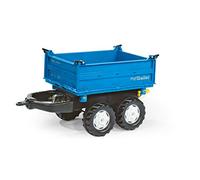 Rolly Toys - 12 110 6 - Remorque - Rollymega Trailer - Double Essieux, Bleu