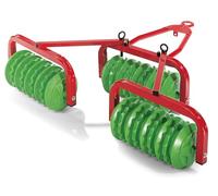 Rolly Toys Accessoire pour véhicule Rouleau Cambridge Walze Rouge et vert