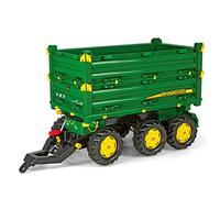 Rolly Toys - 12 504 3 - Remorque - Rollymulti Trailer John Derre - Triple Essieux, Vert