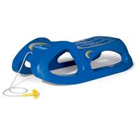 Rolly Toys 200290 - rollySnow Cruiser luge pour enfants (âge à partir de 3 ans, rails en acier, luge en plastique) bleu