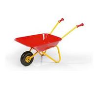 ROLLY TOYS - 27 080 4 - Outillage De Jardin pour Enfant - Brouette Métal Rouge Rouge G