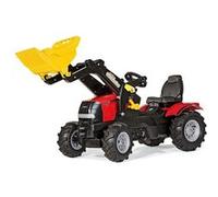 rolly toys 61 112 6 - Tracteur À Pédales - Rollyfarmtrac Case Puma + Pelle Avant - Pneus Souples G