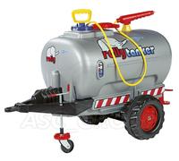 Rolly Toys - Argent Eau Citerne Avec Jockey Roue Pompe + Sprayer Jusqu'À 5m