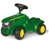 Rolly Toys Baby toboggan Minitrac John Deere 6150R, avec klaxon, véhicule à pédales
