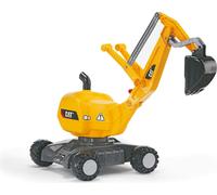 Rolly Toys Bagger CAT, pelleteuse pour enfants pivotante 360Àš°, pelleteuse assise pour bac à sable