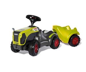 Rolly Toys Claas Xerion 135882 Toboggan pour bébé avec remorque RollyMinitrac pour Enfants de 1,5 à 4 Ans, Compartiment de Rangement sous Le Capot, pneus Silencieux, 13 588 2, L