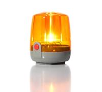 Rolly Toys Feu clignotant rollyFlashlight (Feu clignotant orange, Gyrophare avec support de montage, Pour les véhicules pour enfants, Fonctionne sur piles) 409556