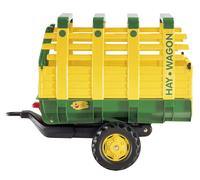 Rolly Toys Grand Chariot À Foin John Deere Vert Basculant Pour Tracteurs Rolly