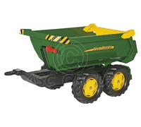 Rolly Toys - Grand John Deere Vert Rampe Benne Remorque pour Rolly Tracteur