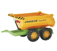 Rolly Toys - Grand Joskin Rampe Benne Remorque Double Essieu pour Rolly Tracteur