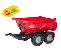 Rolly Toys - Grand Krampe Demi Tuyau Benne Remorque - Double Essieu Ferme