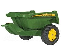 Rolly Toys - John Deere Kipper II Benne Remorque (Petit Demi Tuyau ) Vert Neuf