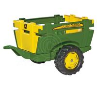 Rolly Toys - John Deere Vert Ferme Remorque Lamelle Design pour Pédale Tracteur