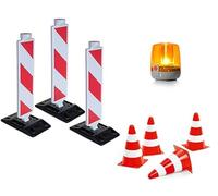 Rolly Toys Kit d'accessoires (composé de 3 rollyBake, 1 rollyFlashlight, 4 rollyPylons) 401468, Rouge