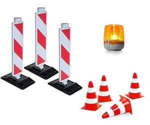 Rolly Toys Kit d'accessoires (composé de 3 rollyBake, 1 rollyFlashlight, 4 rollyPylons) 401468, Rouge