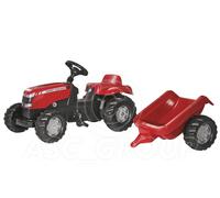 Rolly Toys - Massey Ferguson Tracteur & Remorque Ride Sur Pédale Âge 2 1/2