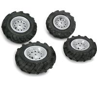Rolly Toys Pneus à air 4 pièces, pour véhicules RollyToys, 2 x 325x110 / 2x 310x95