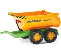 Rolly Toys - Grand Joskin Rampe Benne Remorque Double Essieu pour Rolly Tracteur