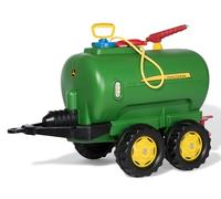 Rolly Toys Remorque rollyTanker John Deere (Accessoire pour véhicules à pédales, pour enfants de 3 à 10 ans, citerne d'eau pour tracteur avec pompe + pistolet, capacité de 30 litres) 122752