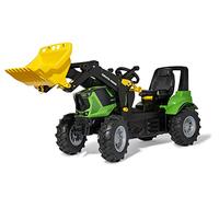 Rolly Toys Tracteur à pédales RollyFarmtrac Deutz Agrotron 8280 – chargeur, siège réglable – Grand